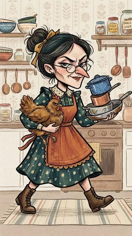Sassy Vintage Chibi Characters