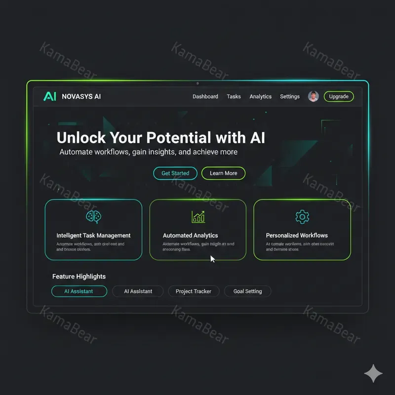 Modern Dark Themed Web Interfaces