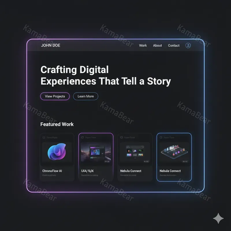 Modern Dark Themed Web Interfaces