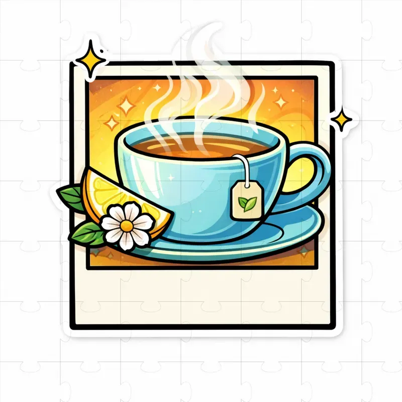 Square Photo Frame Sticker Designs