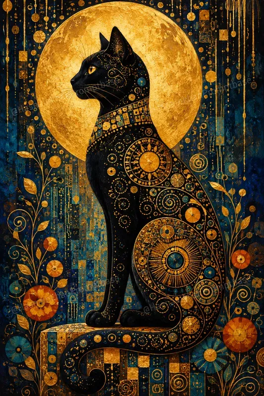 Klimt Style Decorative Art Designs