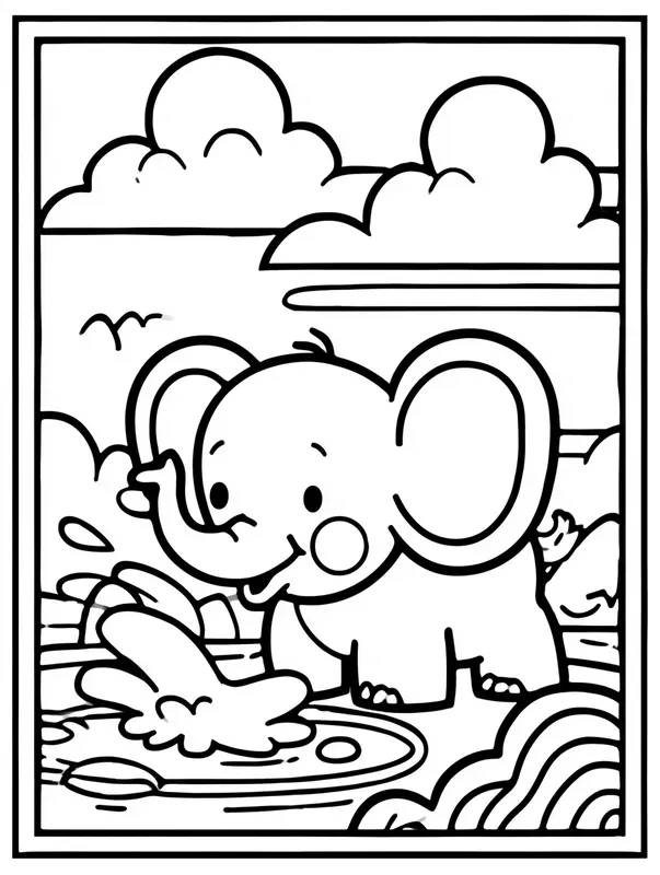 Childrens Animal Coloring Pages