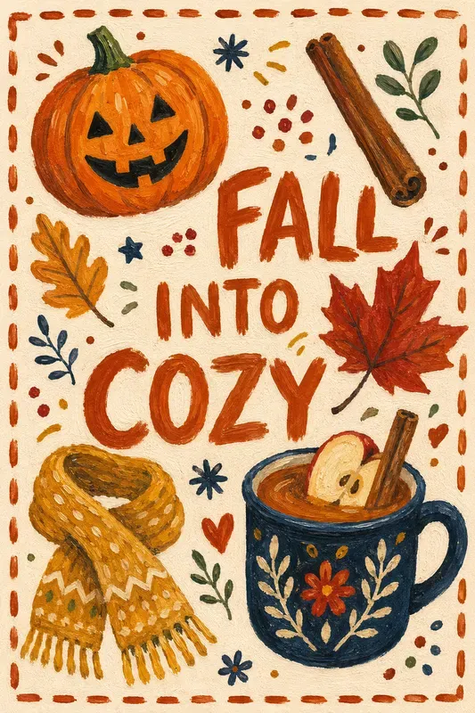 Naive Gouache Lifestyle Posters