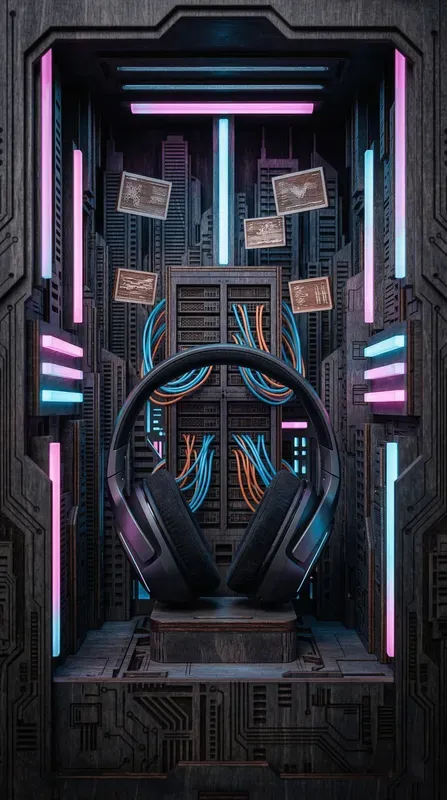 Night City Wooden Glitch Nooks
