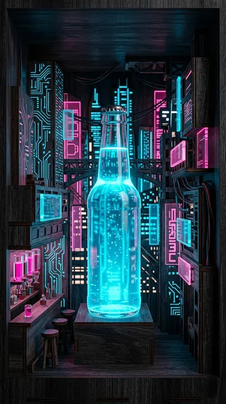 Night City Wooden Glitch Nooks