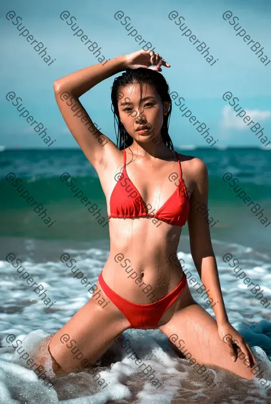 Full Body Beach Selfie Models