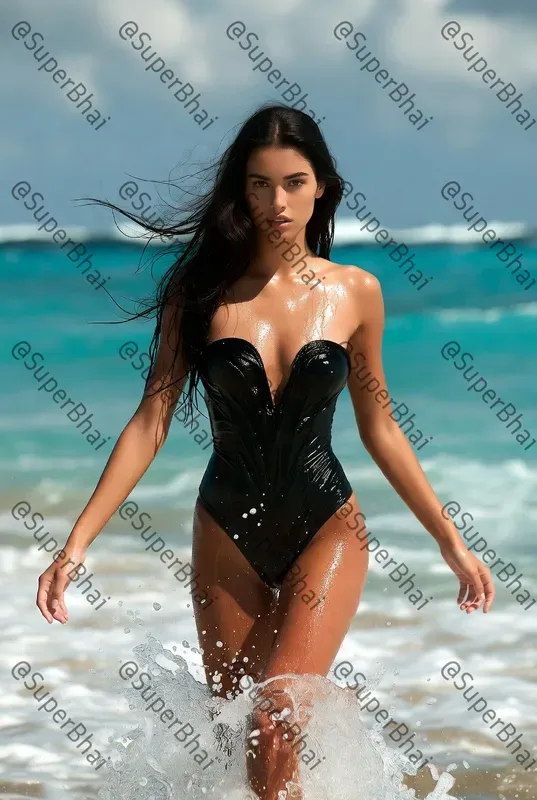 Full Body Beach Selfie Models