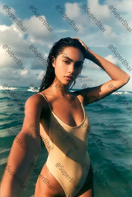 Full Body Beach Selfie Models
