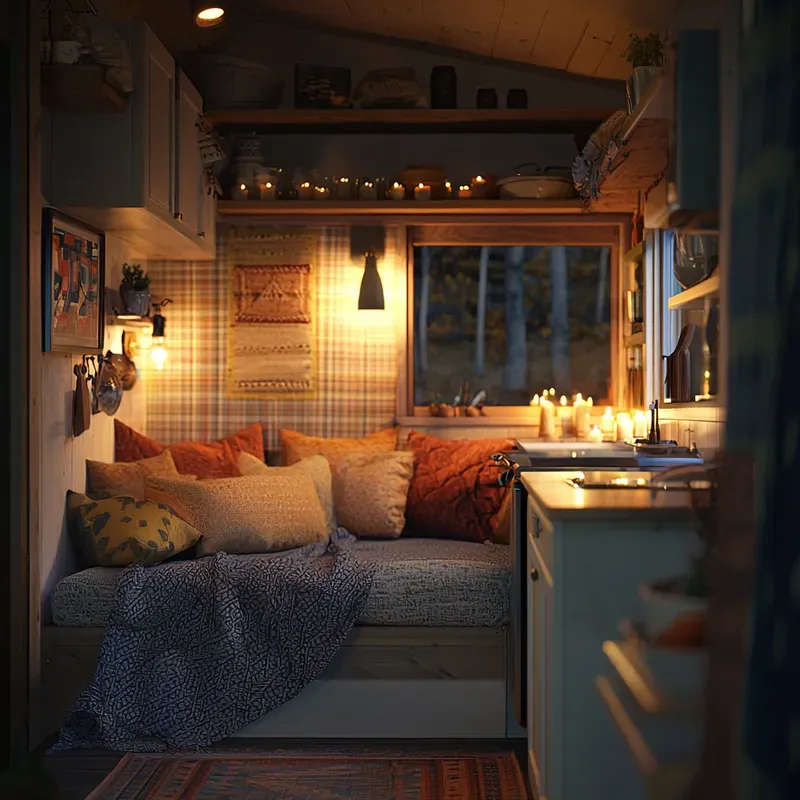 Cozy Interior Scenes Midjourney Prompt | PromptBase