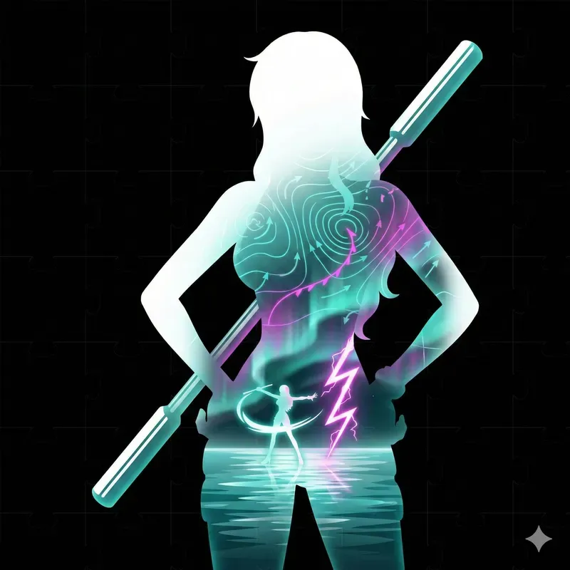 Double Exposure Silhouette One Pieces
