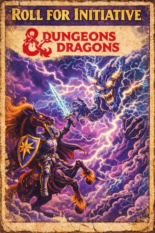 Dungeons Dragons Vintage Ads Posters