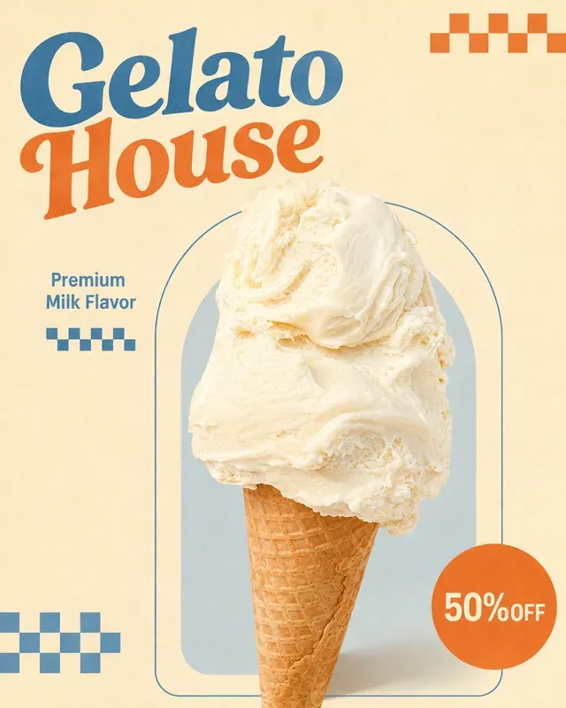 Retro Fastfood Poster Generator