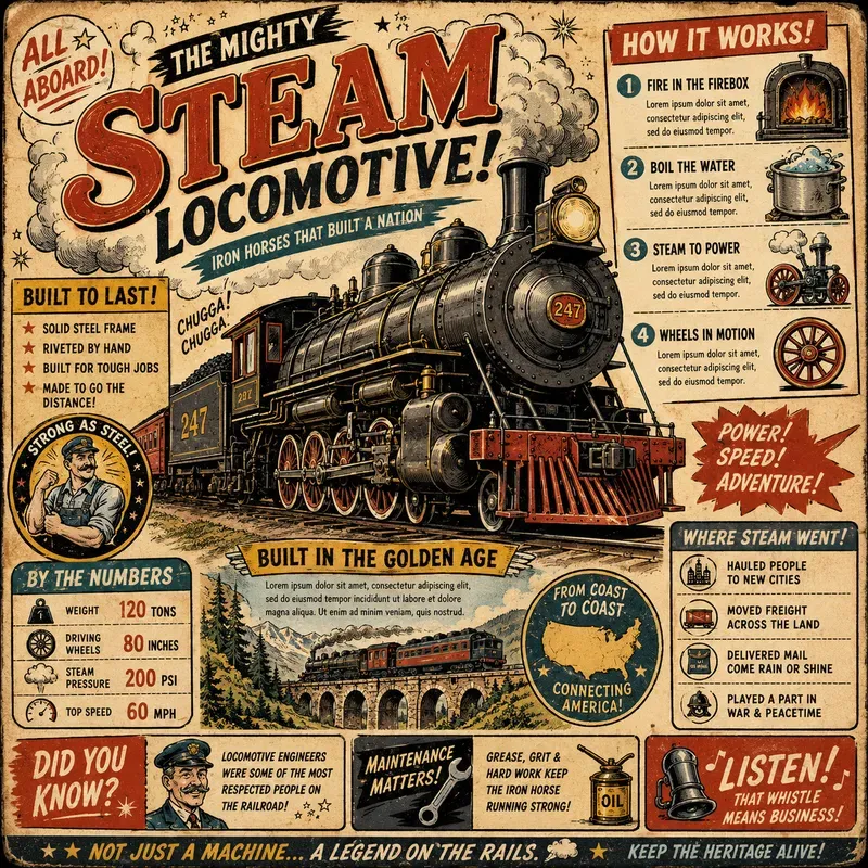 Retro Infographic Poster Generator