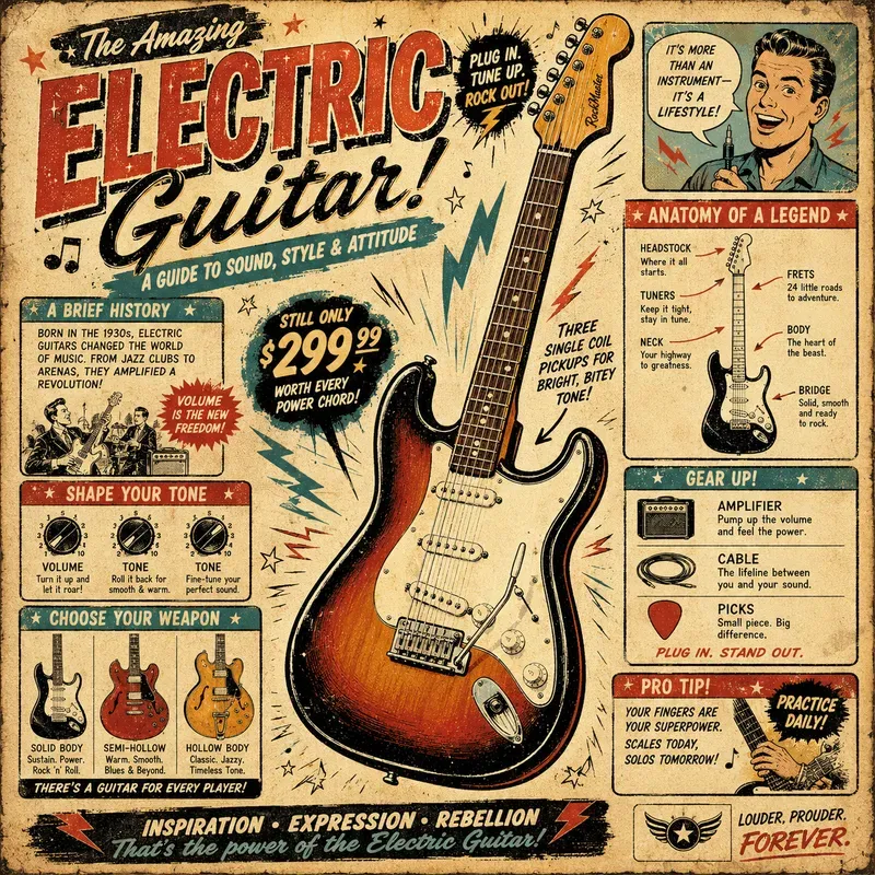 Retro Infographic Poster Generator