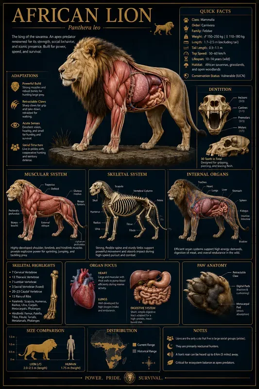 3D Animal Anatomy Infographics
