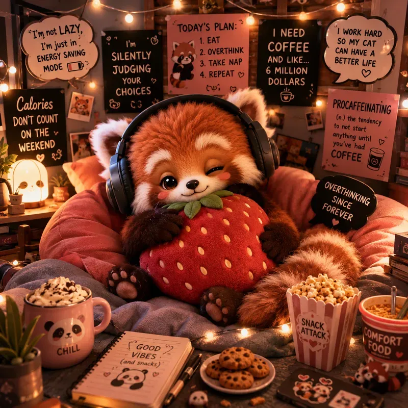 Cute Funny Animal Quote Room Art Decors
