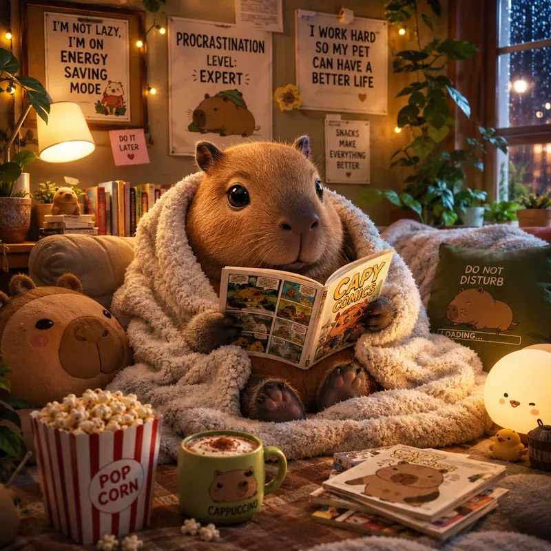 Cute Funny Animal Quote Room Art Decors
