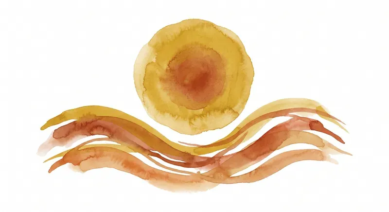 Boho Watercolor Abstract Shapes