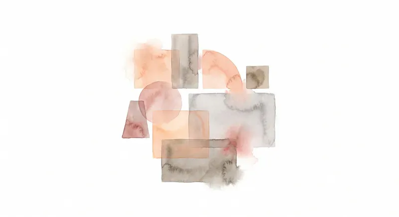 Boho Watercolor Abstract Shapes