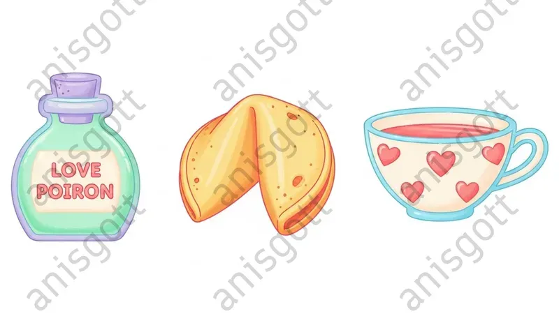 Pastel Kawaii Valentine Candy Cliparts