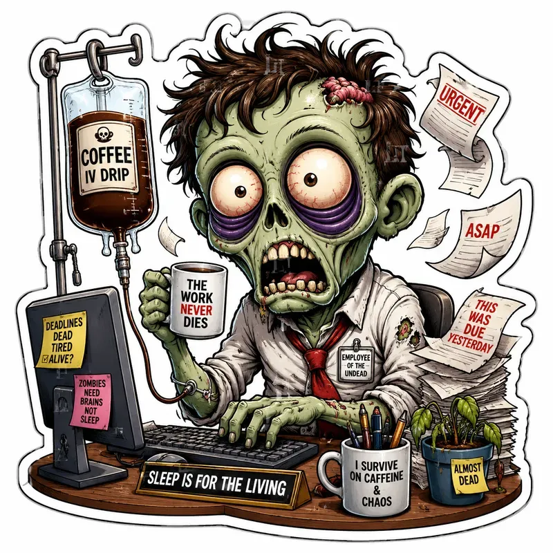 Funny Sticker Caricatures Stickers