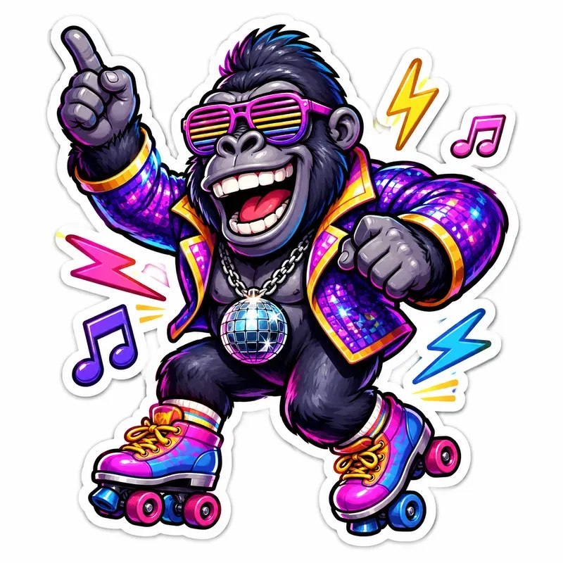 Funny Sticker Caricatures Stickers