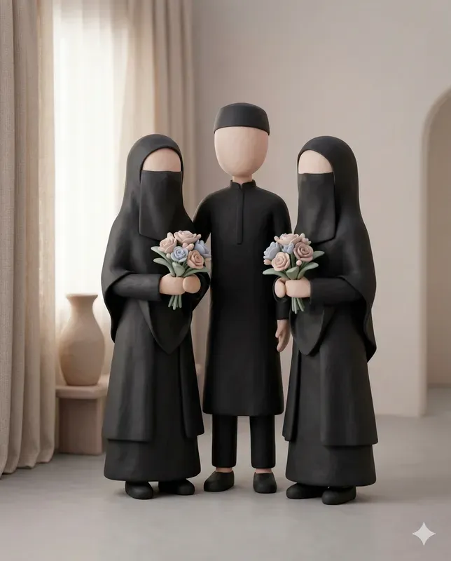 Minimalist 3D Claymation Style