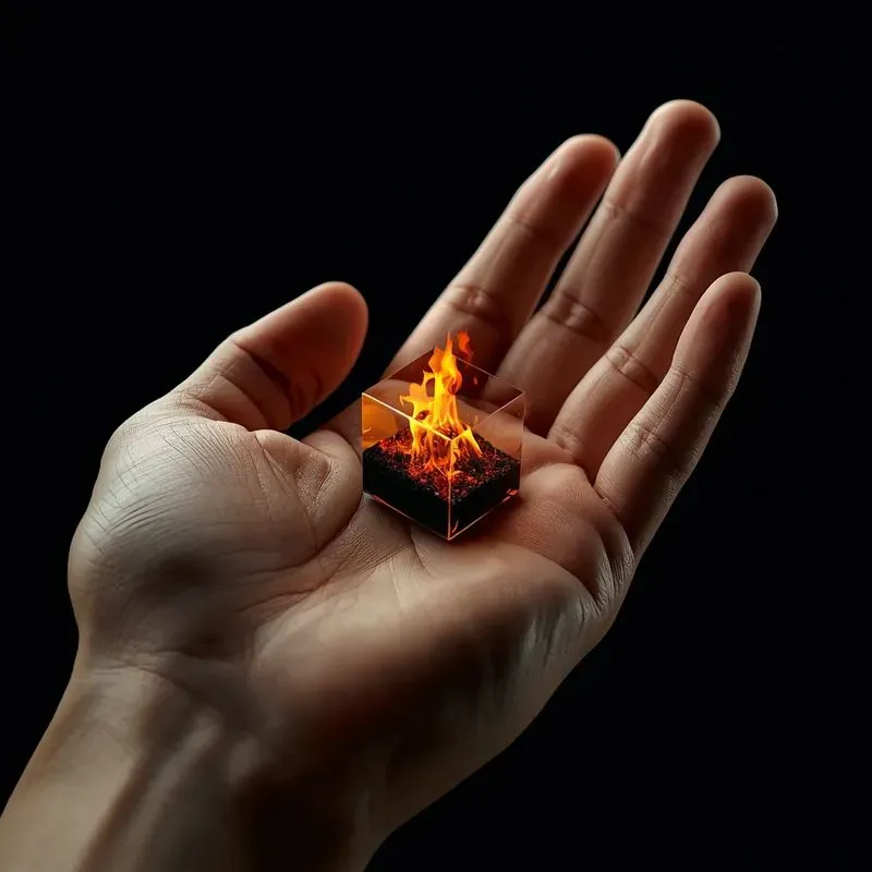 Hands Holding Impossible Worlds