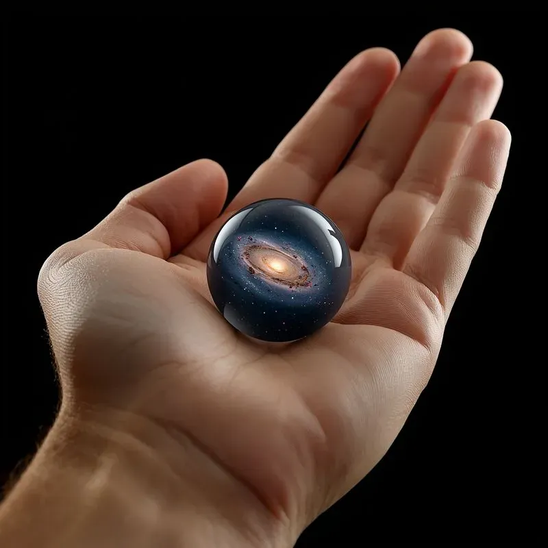 Hands Holding Impossible Worlds