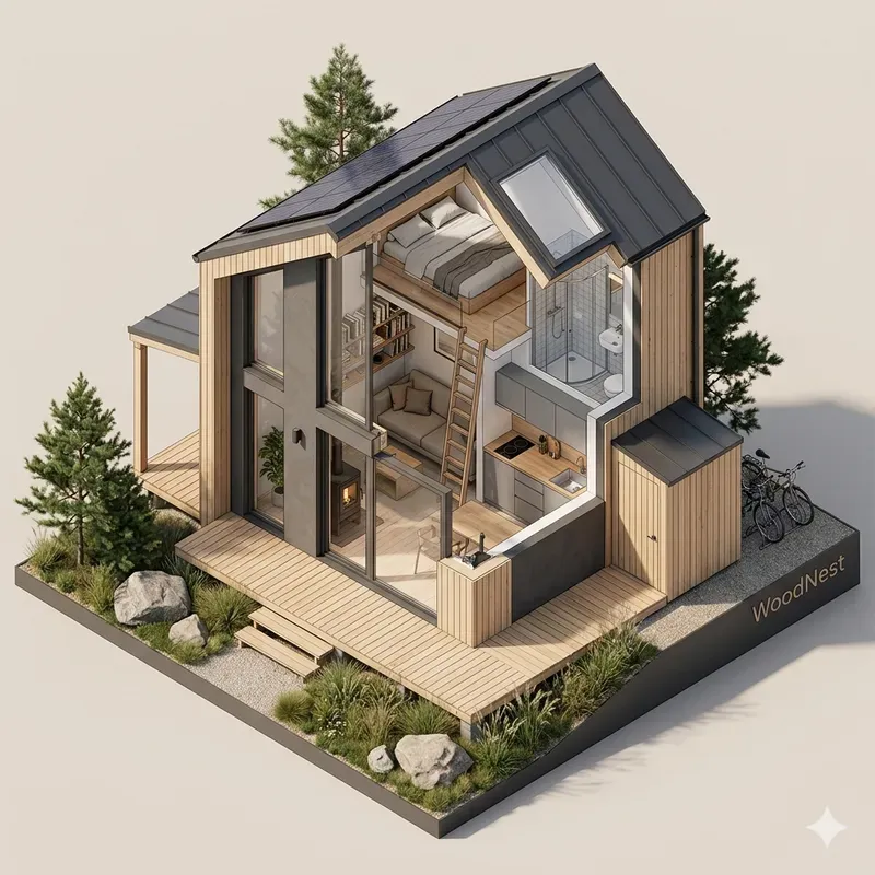 3D Isometric House Designs