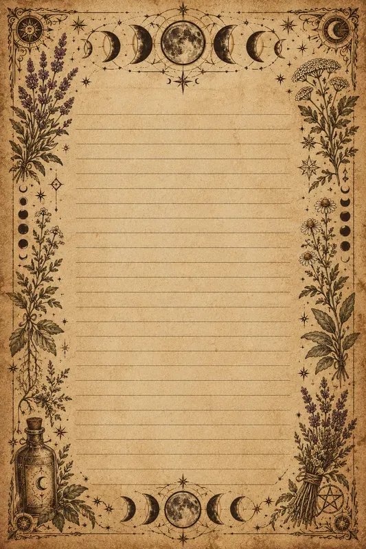 Witchy Junk Journal Papers