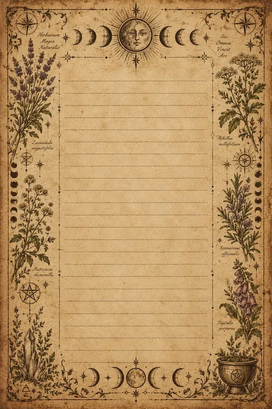 Witchy Junk Journal Papers