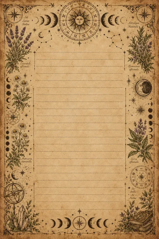 Witchy Junk Journal Papers
