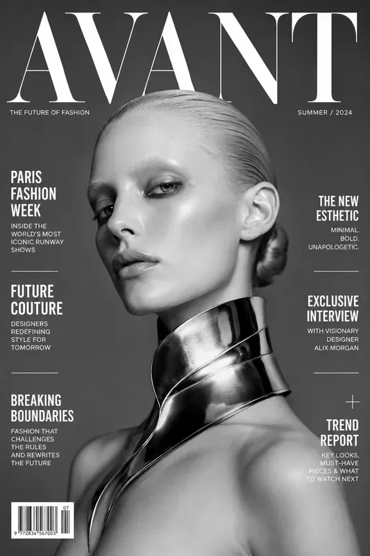 Black And White Fashion Magazine Covers