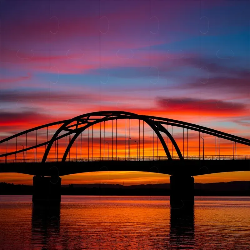 Serene Sunset Silhouette Photography