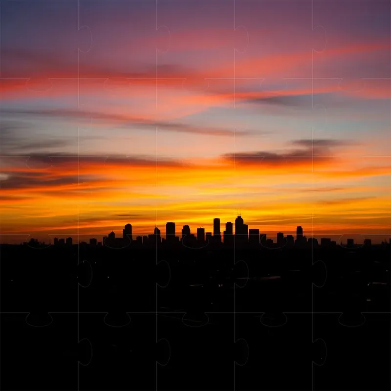 Serene Sunset Silhouette Photography