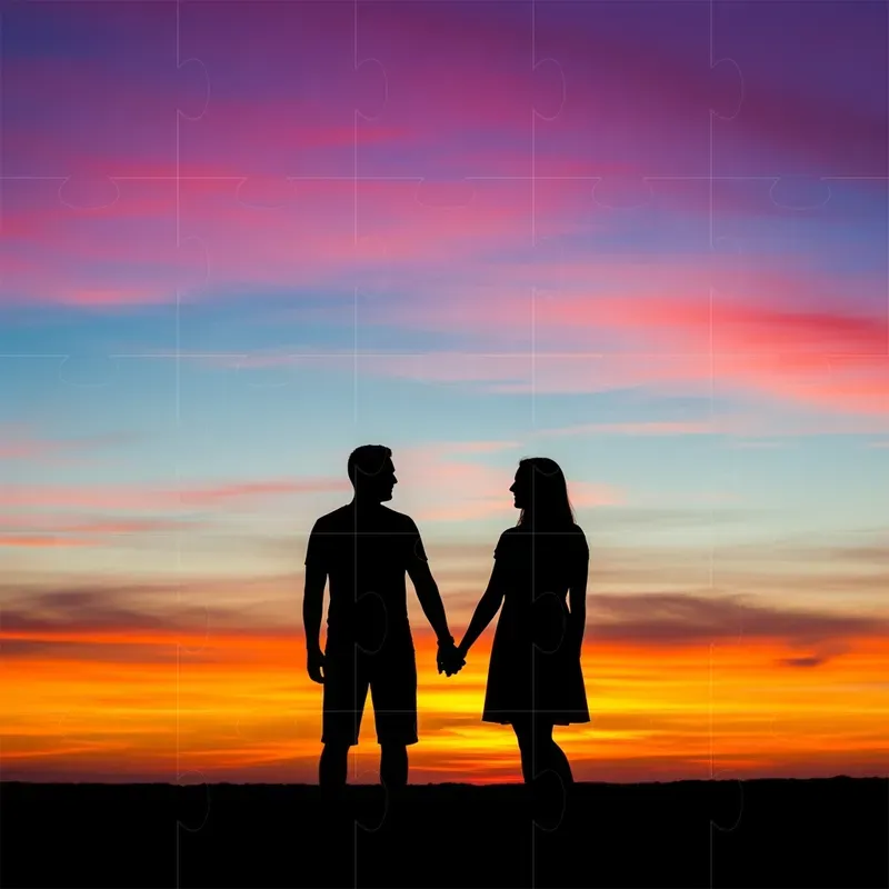 Serene Sunset Silhouette Photography