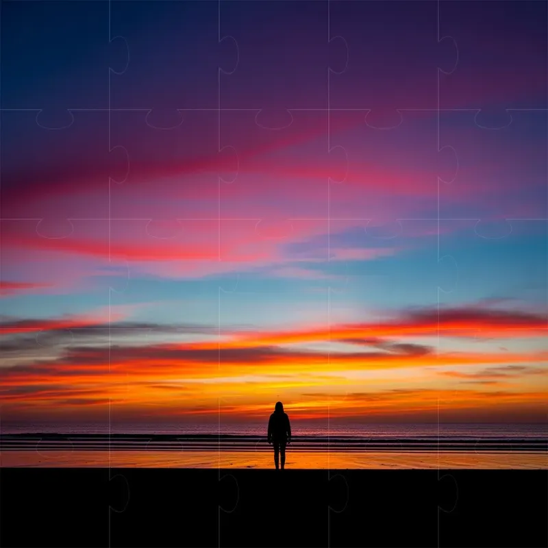 Serene Sunset Silhouette Photography