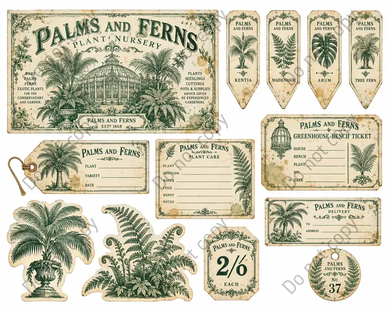 Vintage Plant Nursery Ephemera