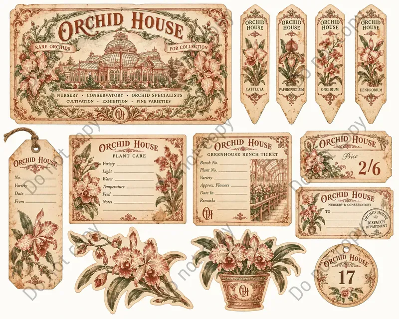 Vintage Plant Nursery Ephemera