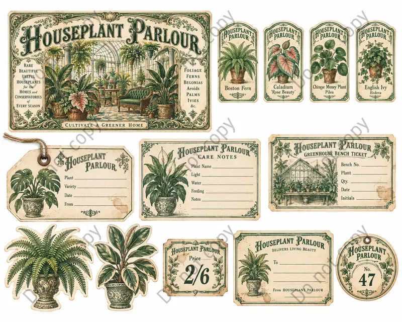 Vintage Plant Nursery Ephemera