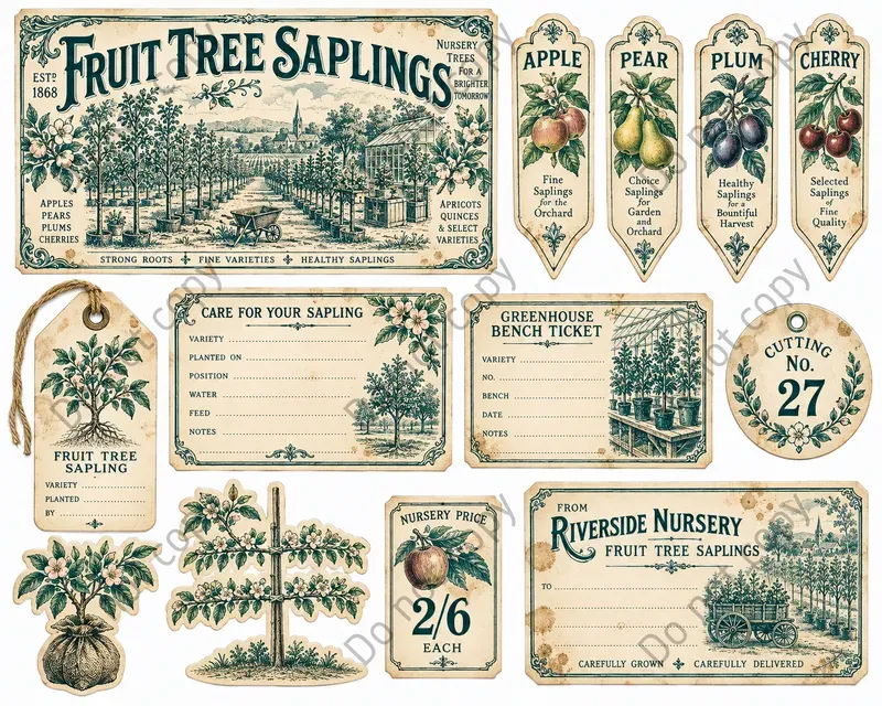 Vintage Plant Nursery Ephemera