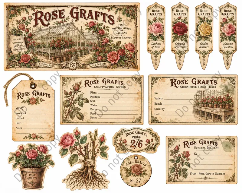 Vintage Plant Nursery Ephemera