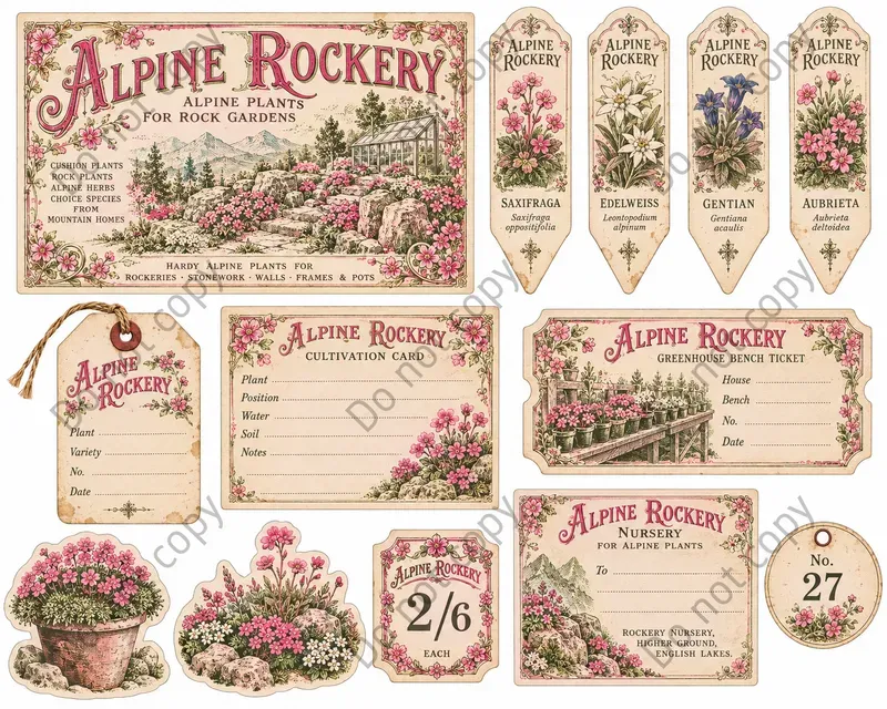 Vintage Plant Nursery Ephemera