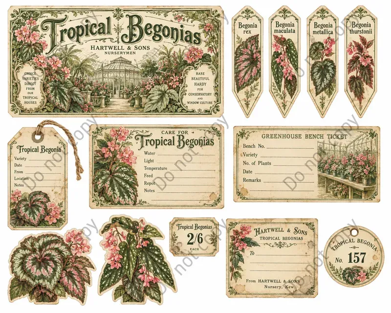 Vintage Plant Nursery Ephemera