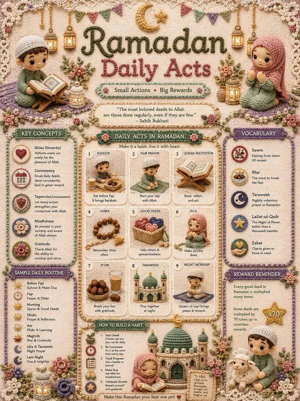 Crochet Infographic Poster Packs