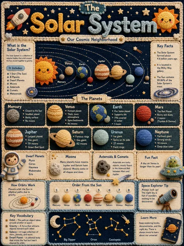Crochet Infographic Poster Packs