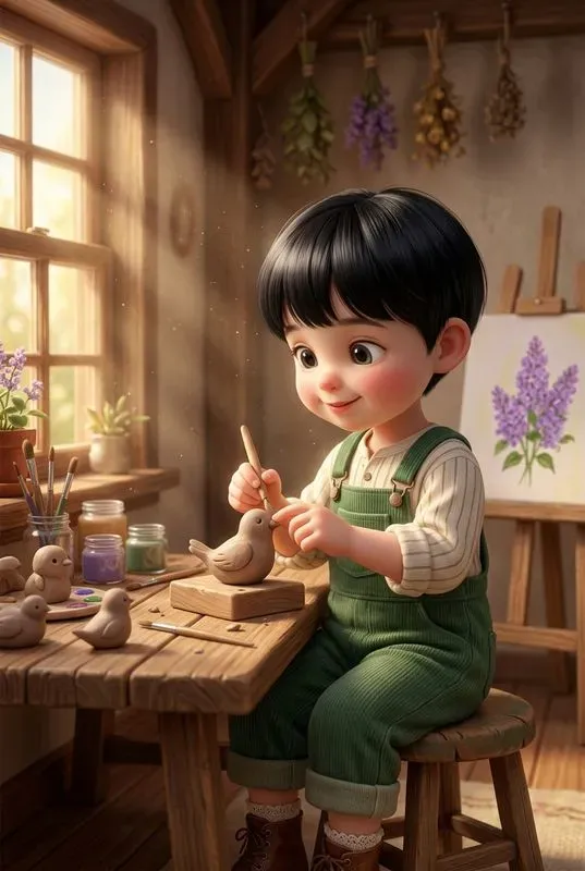 Whimsical Sunlit Storybook Children