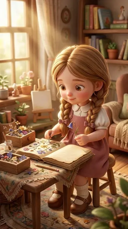 Whimsical Sunlit Storybook Children