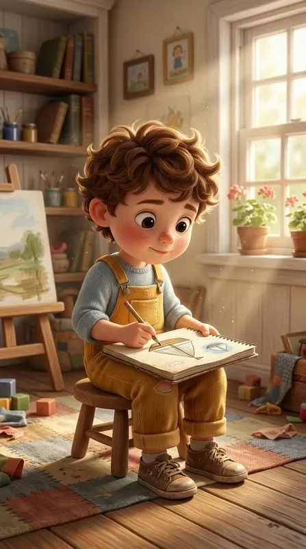 Whimsical Sunlit Storybook Children
